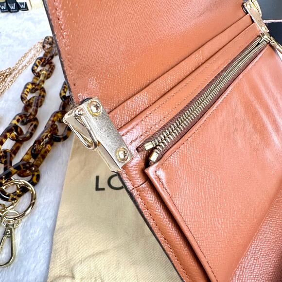 Louis Vuitton monogram vintage Wallet Crossbody with chains custom refurb - Picture 11 of 13